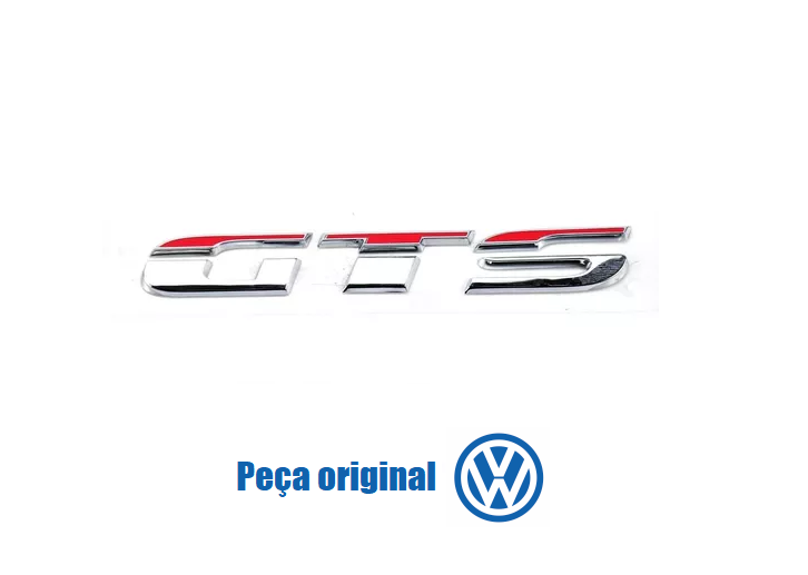 Emblema Gts Traseiro Polo Virtus Original Vw Ea Fjzq Rib Parts